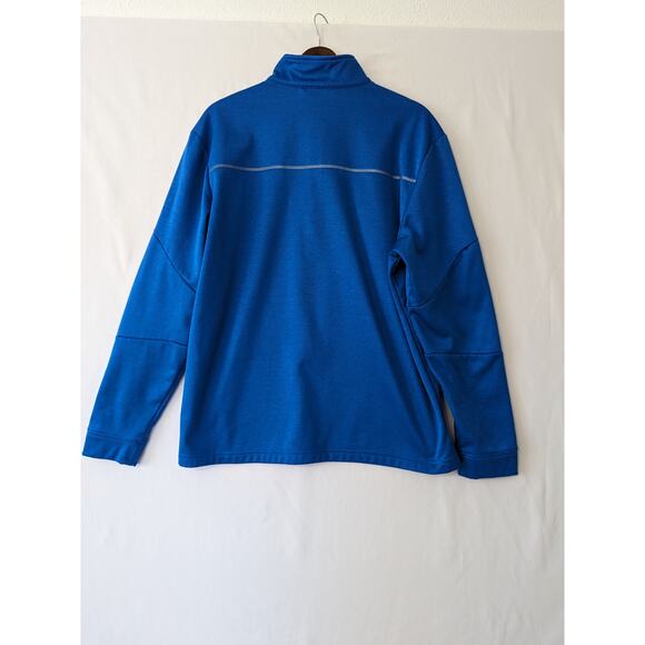 Callaway Mens 1/4 Zip Pullover Long Sleeve Mock Neck Royal Blue Shirt Size Large - Picture 3 of 7